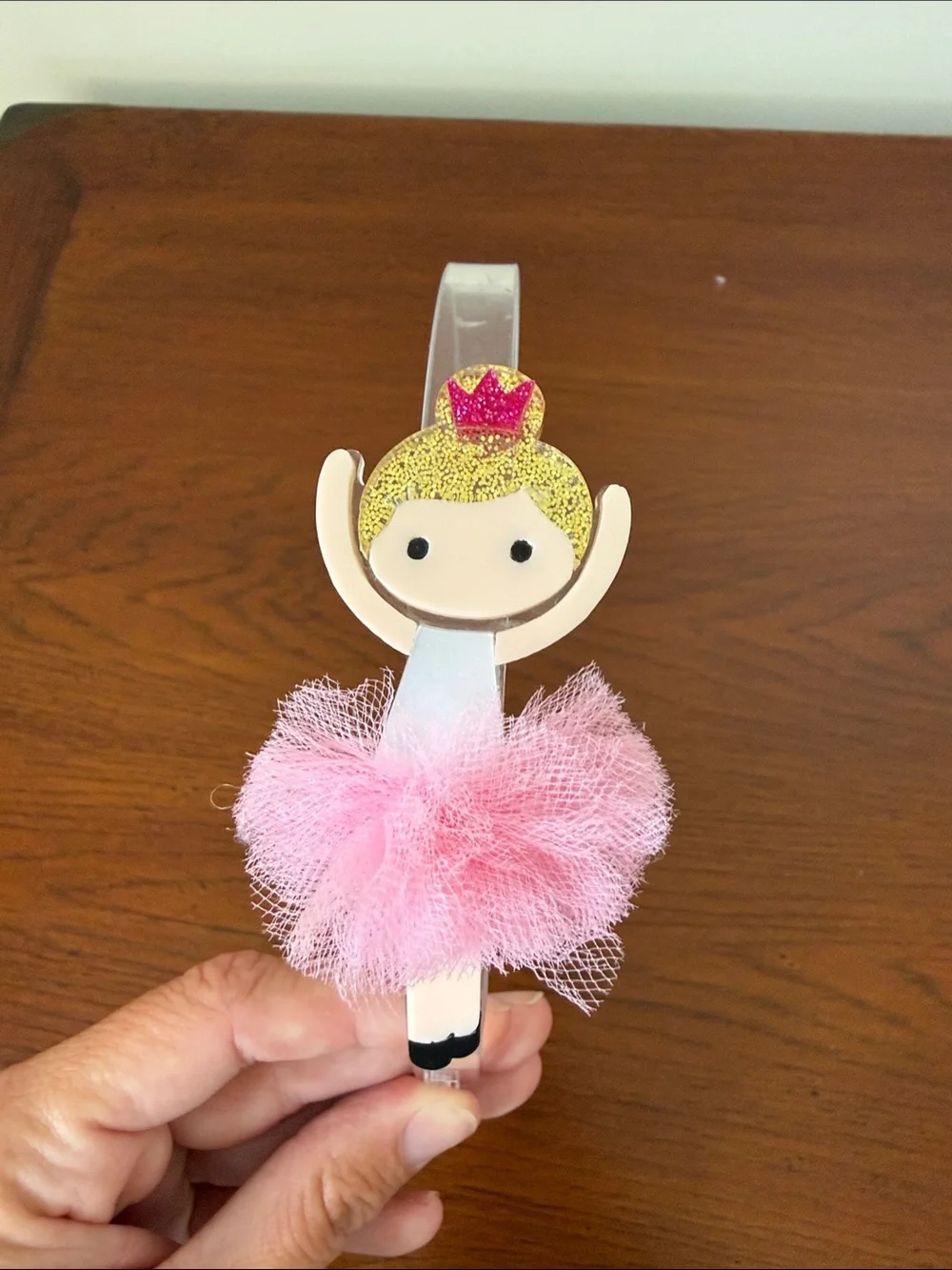 Pink Tutu Ballerina Headband for Kids